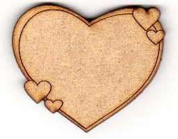 [L1-012] L1-012 Corazón con corazones 5x6cm