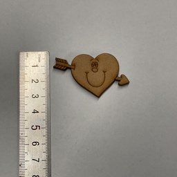 [L1-019a] L1-019a Corazon con flecha 3x5cm