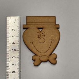 [L1-022] L1-022 Corazon hombre 8x6cm
