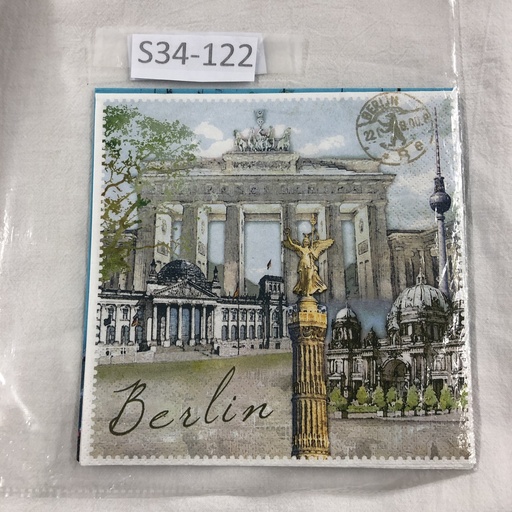 [S34-122] S34-122 Servilletas Vintage Berlin