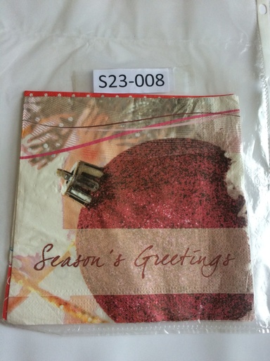 [S23-008] S23-008 Servilletas de Navidad o Navideñas