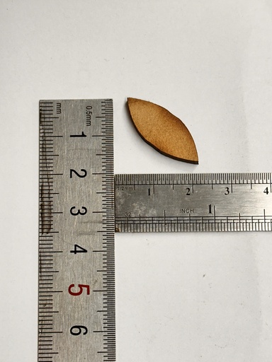 [L5-030] L5-030 Hoja sencilla 2cm