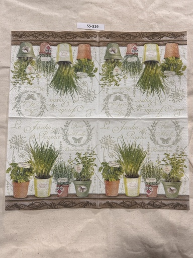 [S5-519] S5-519 Servilletas de Flores