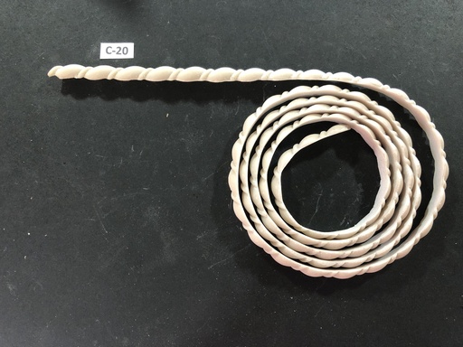 C-20 Cordón delgado aplicaciones de 1cm y 1.5mts de largo resina blanca