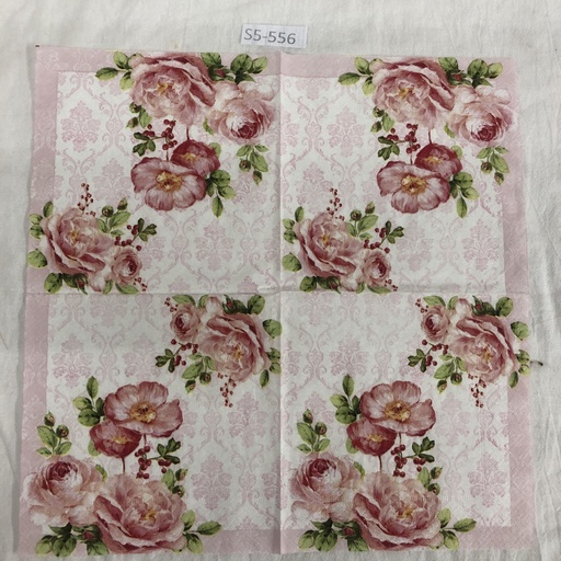 S5-556 Servilletas de Flores rosas