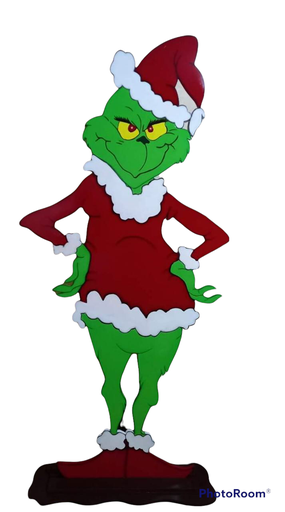 L23-321 Grinch de pie 60cm con base para para