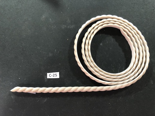 C-25 Cordón delgado aplicaciones de 1cm y 1.5mts de largo resina blanca