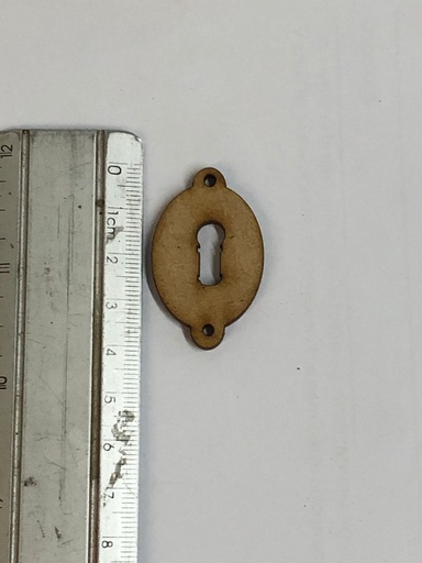 L17-103 Cerradura ovalada 4cm
