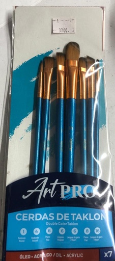 Pincel Varios Art Pro paquete 7 unids
