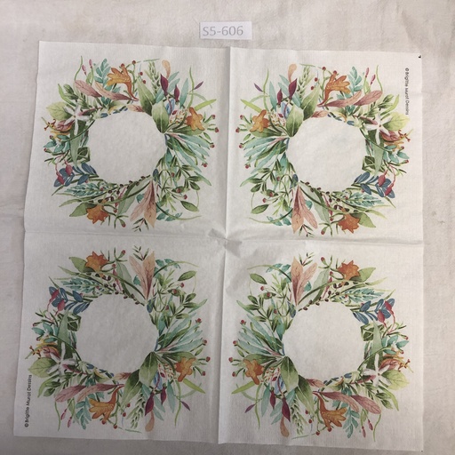 S5-606 Servilletas de Flores