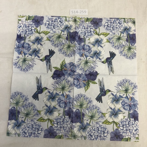 S14-259 Servilletas de Animales colibrí