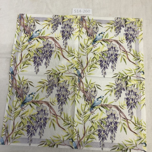 S14-260 Servilletas de Animales pájaros
