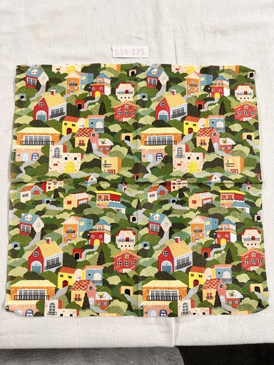 S34-175 Servilletas Vintage casitas