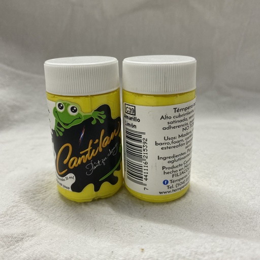 Témpera CANTILÁN 31 ml 39 Amarillo Limón