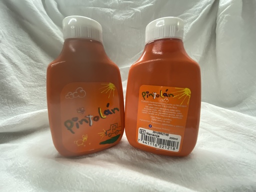 Témpera PINTOLÁN 250 ml 81 Naranja