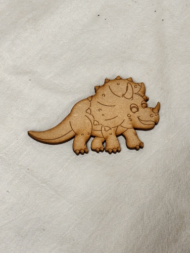 L14-265 Dinosaurio triceratops 2 10cm