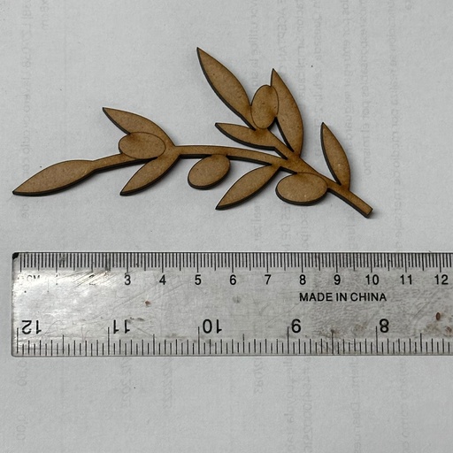 L5-080 Hojas ramito de olivas 10cm