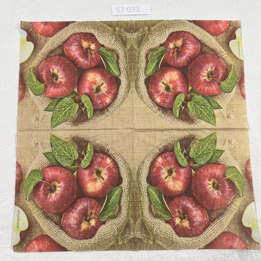 S7-033 Servilletas de Frutas MANZANA