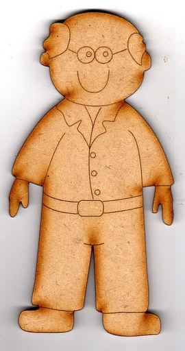 [L12-023] L12-023 Figura de abuelito 12cm