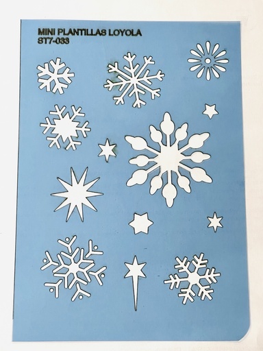 ST7-033 Copos de nieve MINI 15x21cm