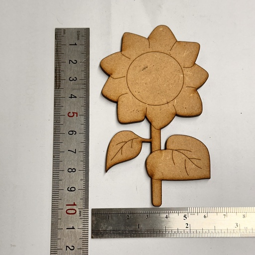 L5-015 Girasol con tallo 10cmx6cm