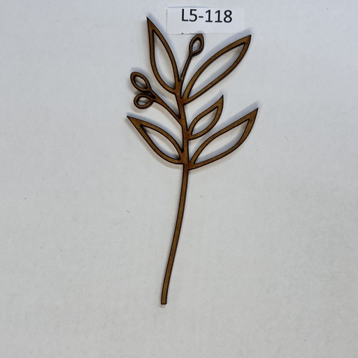 L5-118  Wildflores hoja 16   10cm