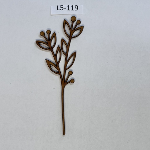 L5-119  Wildflores hoja 17   10cm