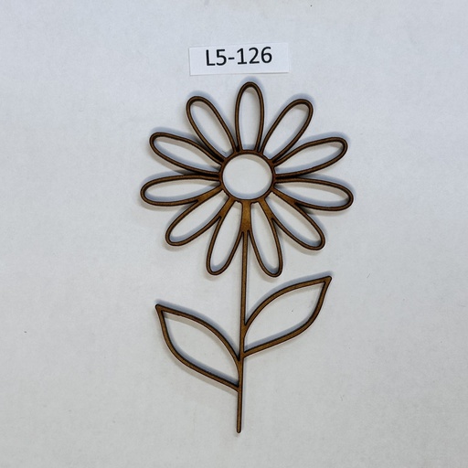 L5-126  Flores caladas 3 10cm