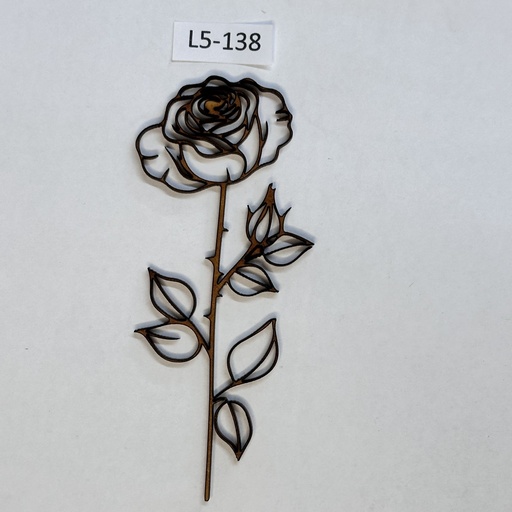 L5-138  Flores caladas 15 10cm