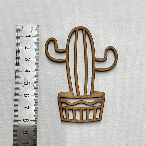 L5-182 Cactus 2 en maceta 8cm esqueleto