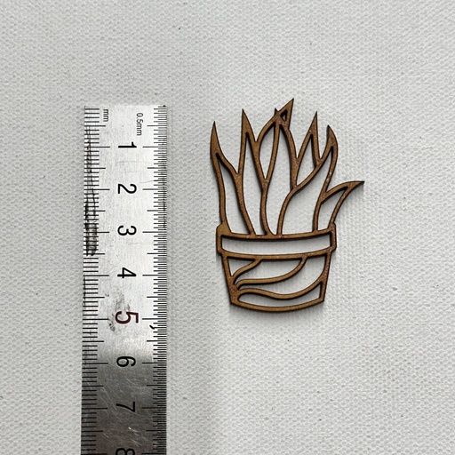 L5-184 Cactus 4 en maceta 5cm esqueleto