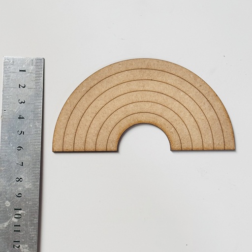 L9-111 Arco iris simple 12x6cm