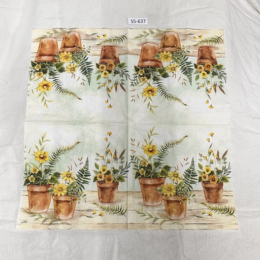 S5-637 Servilletas de Flores