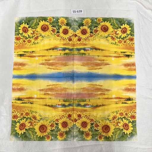 S5-639 Servilletas de Flores GIRASOLES