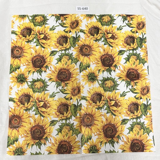 S5-640 Servilletas de Flores GIRASOLES