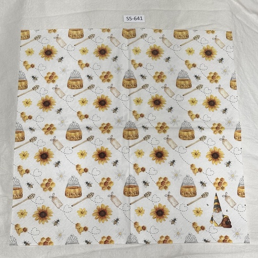 S5-641 Servilletas de Flores  MIEL