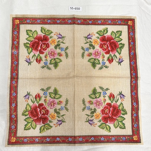 S5-650  Servilletas de Flores
