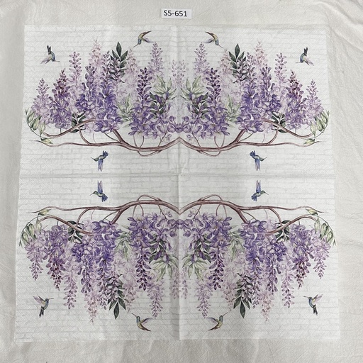 S5-651  Servilletas de Flores
