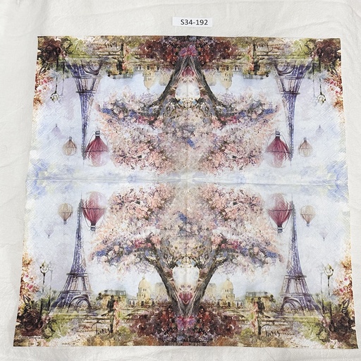 S34-192 Servilletas Vintage PARIS