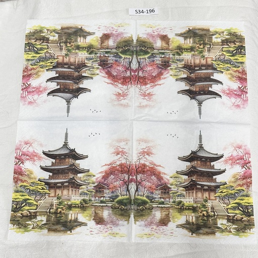 S34-196 Servilletas Vintage JAPON