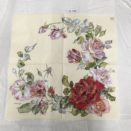 S5-208 Servilletas de Flores