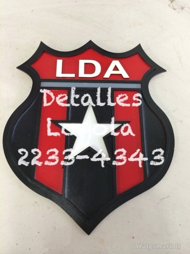 [L12-050] L12-050 Logo LIGA para vitral 30CM
