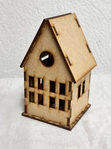 L23-392 Casa 7 de la villa 7x7x13cm