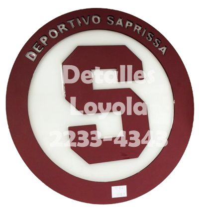 [L12-052] L12-052 Logo SAPRISSA para vitral 30CM
