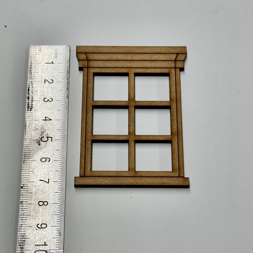 L34-073 Ventana calada 18 recta 7x5cm