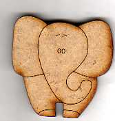 [L14-012] L14-012 Elefante de frente 5cm