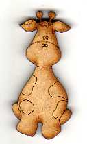 [L14-029b] L14-029b Jirafa sentada 7cm