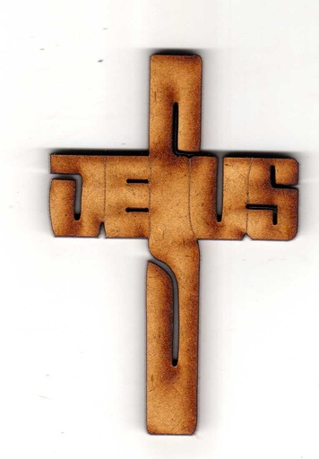 [L15-017] L15-017 Cruz "JESUS" 8cm