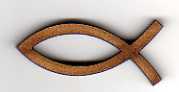 [L15-024] L15-024 Pecesito con JESUS 5cm largox2.5 alto