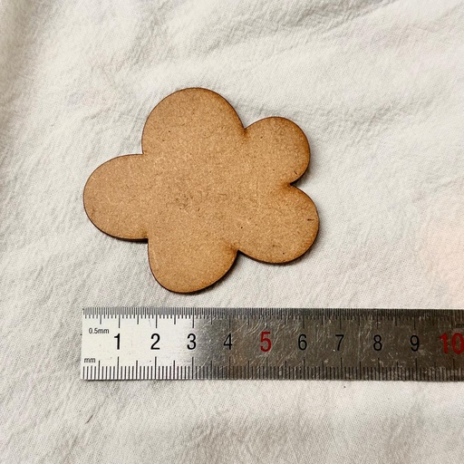 [L17-041] L17-041 Nube 6x5cm /3mm